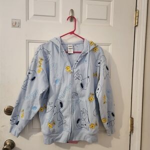 Peanuts Snoopy And Woodstock Full Zip Hoodie Women's